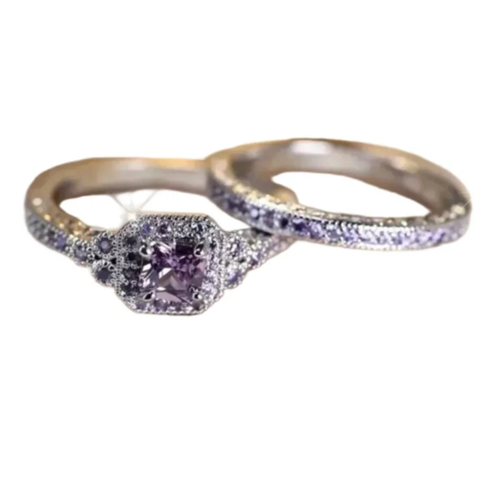 Ladies Elegant bridal Ring set sz 6